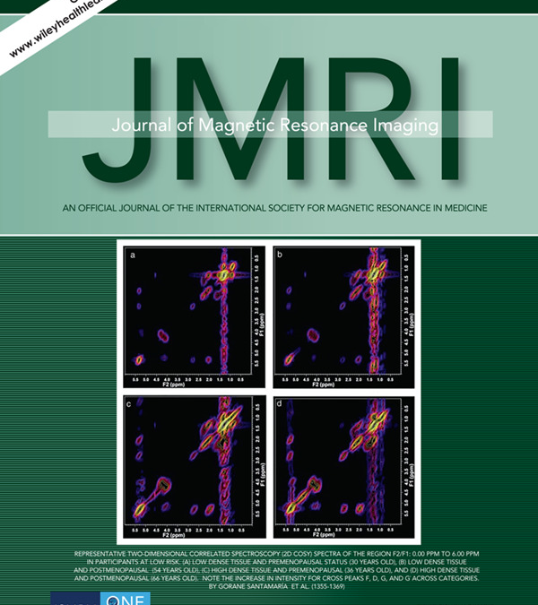 Breast Tissue Chemistry Measured In Vivo – Journal of Magnetic Resonance Imaging